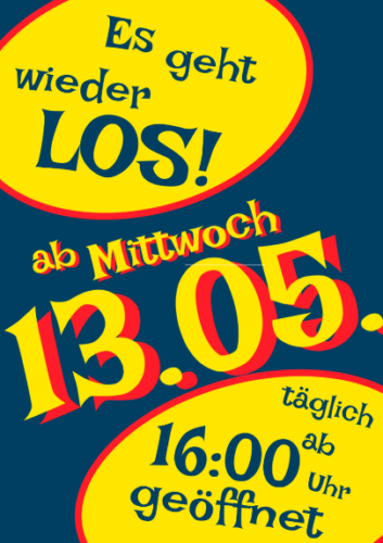 Plakat zum Season Opening am 13.05.2026